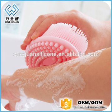 newest model silicon softy body washing bath brush for baby